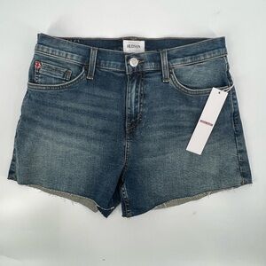 NWT Hudson Gracie Mid Rise Cut Off Jean Shorts Size 27 Women’s